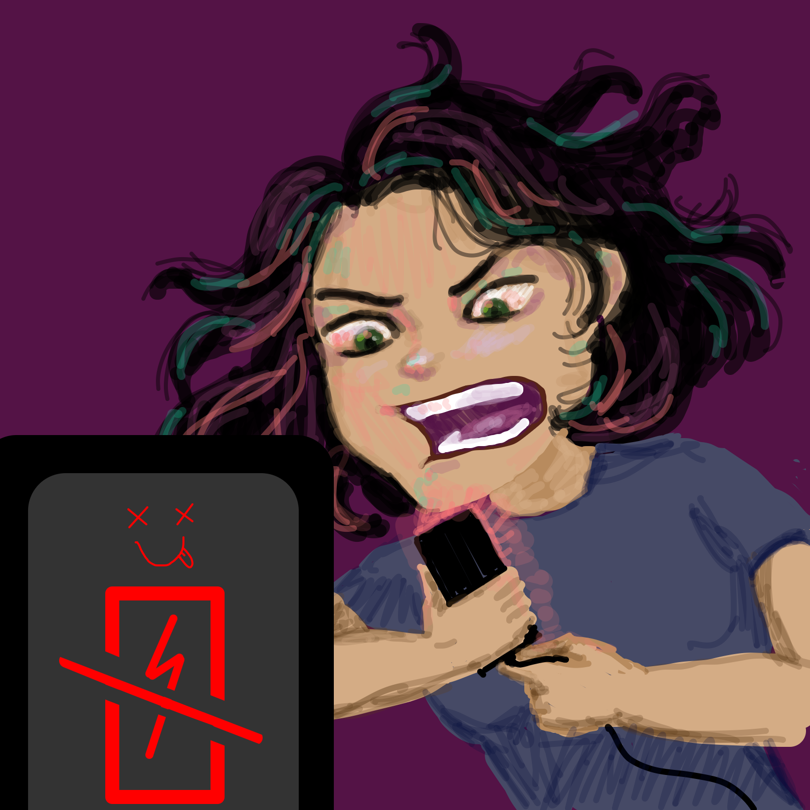 Drawing in Your OC Charging Up  by Dobby1593