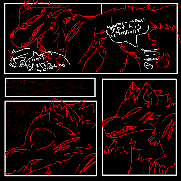 Drawing in CREATURE BREACH PT6 by OneWithTheShadows