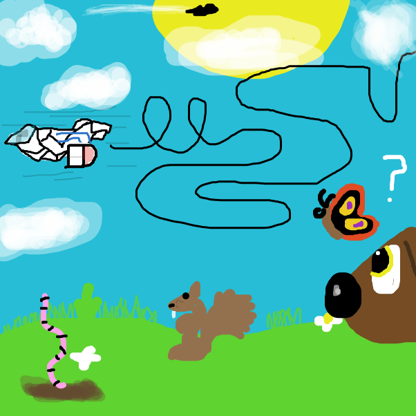 paper plane time - Online Drawing Game Comic Strip Panel by BananaDoc