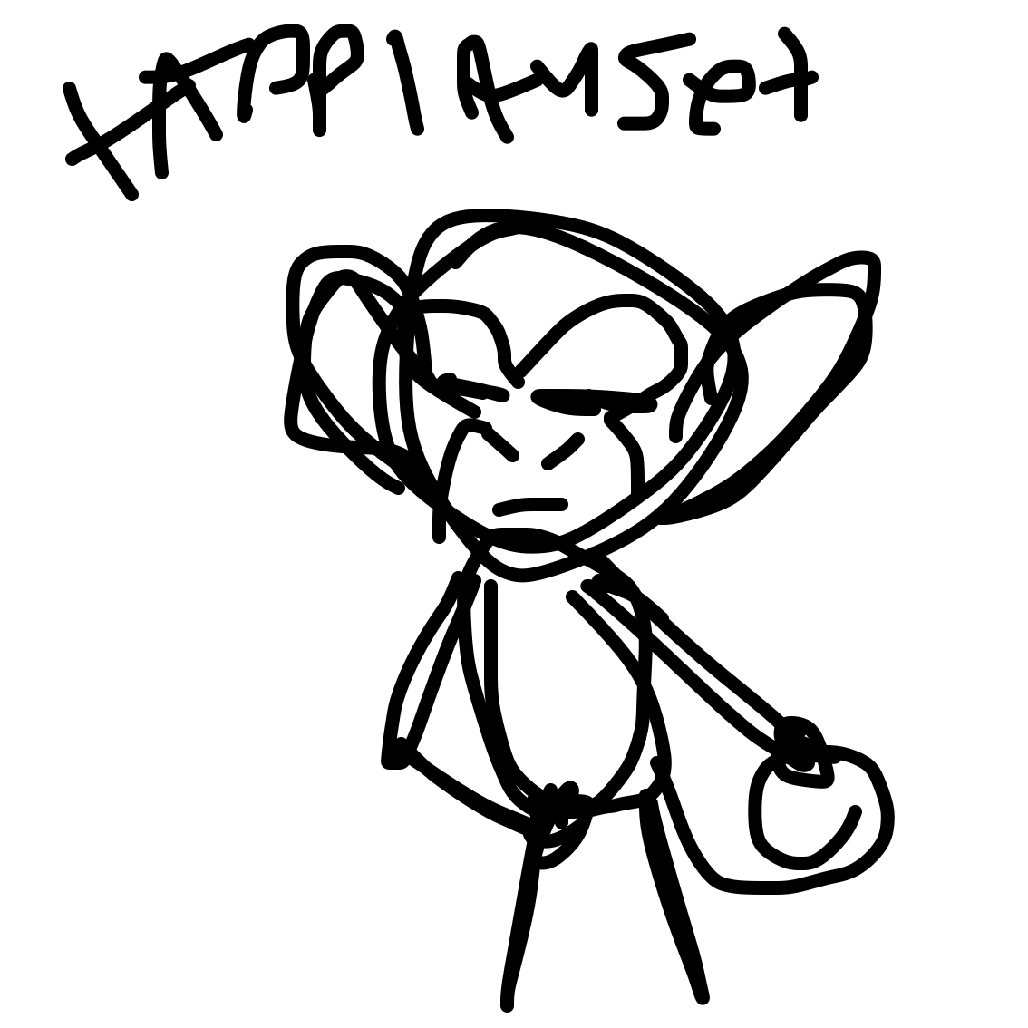 Drawing in Monkey Flip by EmoWeeb_the_Simp