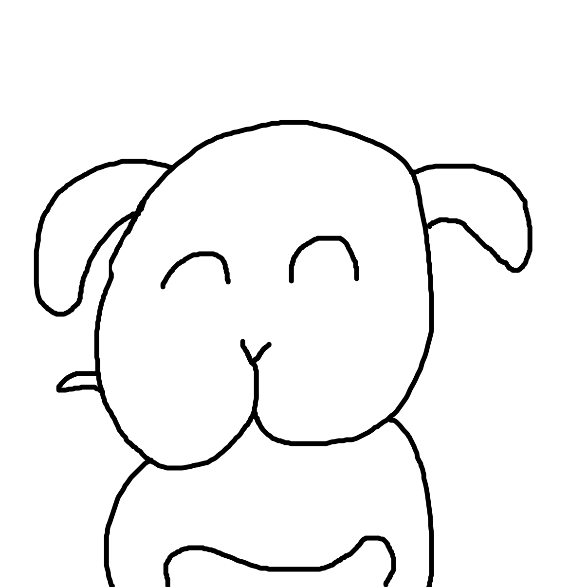 Drawing in Dog  by Monkeythesloth