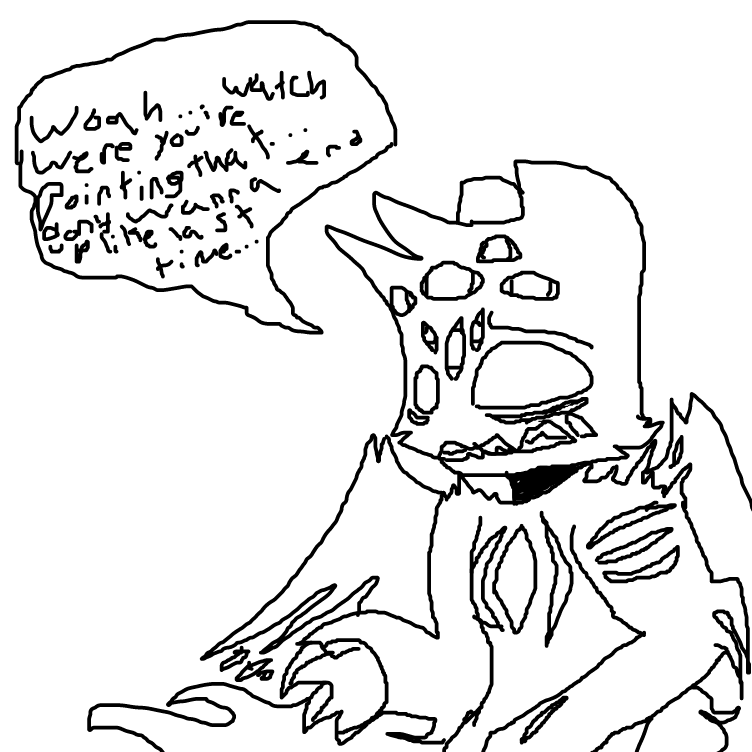 yeah lets not end like last time - Online Drawing Game Comic Strip Panel by OneWithTheShadows