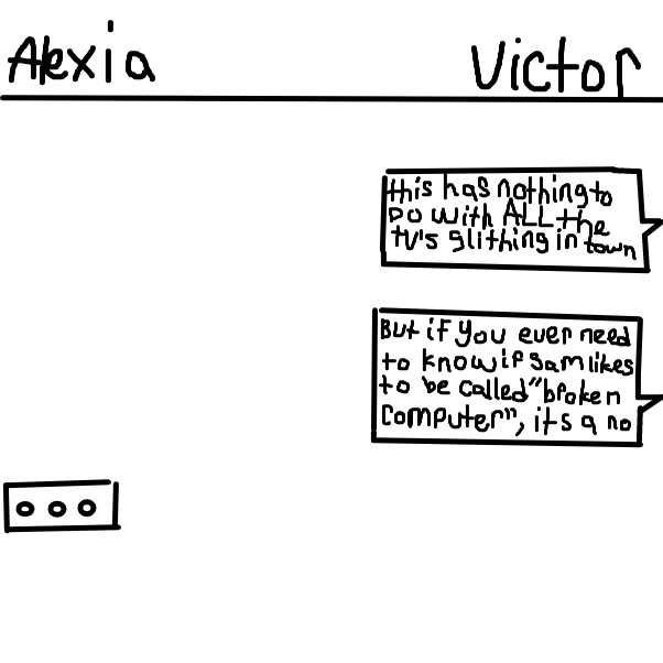 Drawing in just a scene. by Scythesowner2