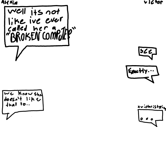 Drawing in just a scene. by OneWithTheShadows