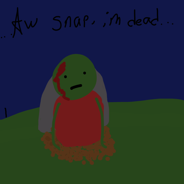 aw snap, im rushing to get done - Online Drawing Game Comic Strip Panel by boneHed