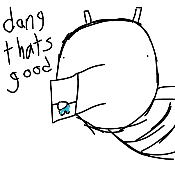 Drawing in Behindin by boneHed