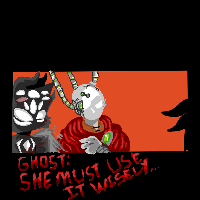 Cone must use her remaining time very wisely.. - Online Drawing Game Comic Strip Panel by OneWithTheShadows