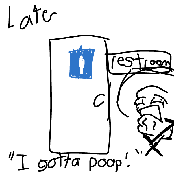 Drawing in A by boneHed