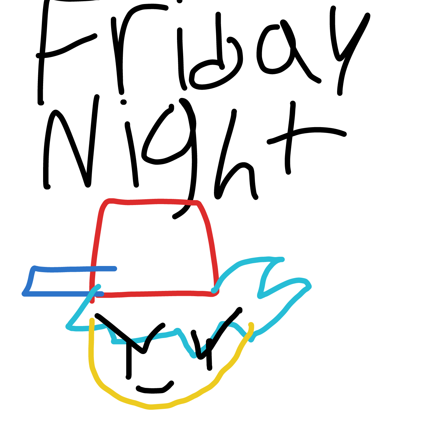 Friday - Online Drawing Game Comic Strip Panel by Googas