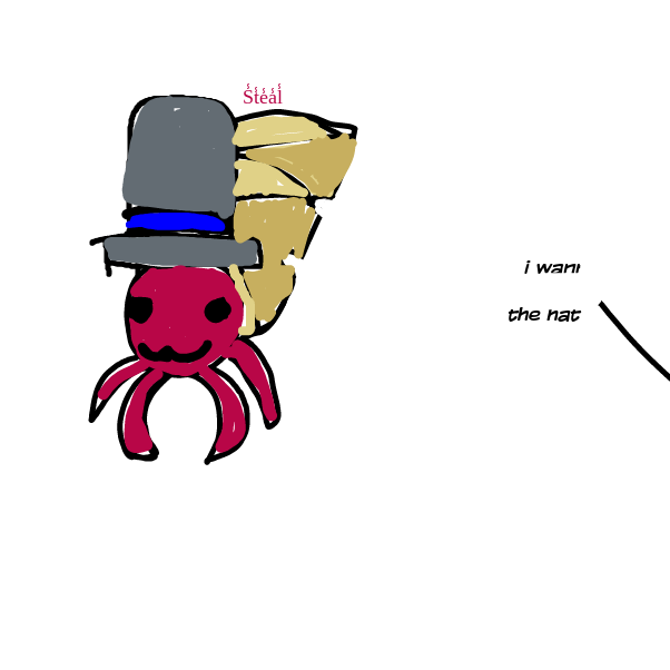 Drawing in crab by bootyhairsfromacow