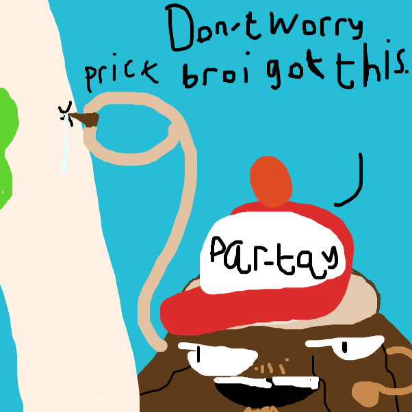 here's comes frat stump to save the day - Online Drawing Game Comic Strip Panel by BananaDoc