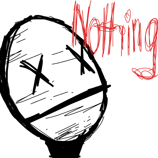 Drawing in nothing by boneHed