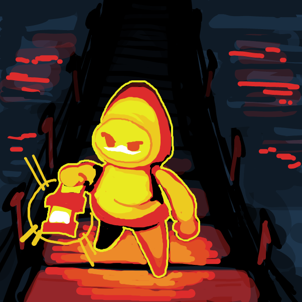 Drawing in way home by Chumky