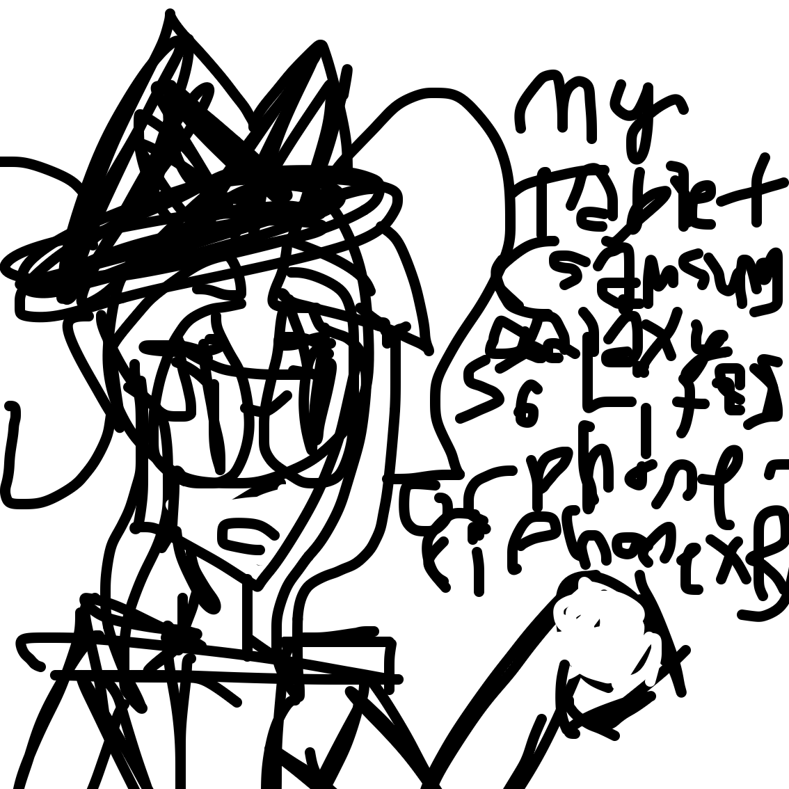 Drawing in QnA i guess by EmoWeeb_the_Simp