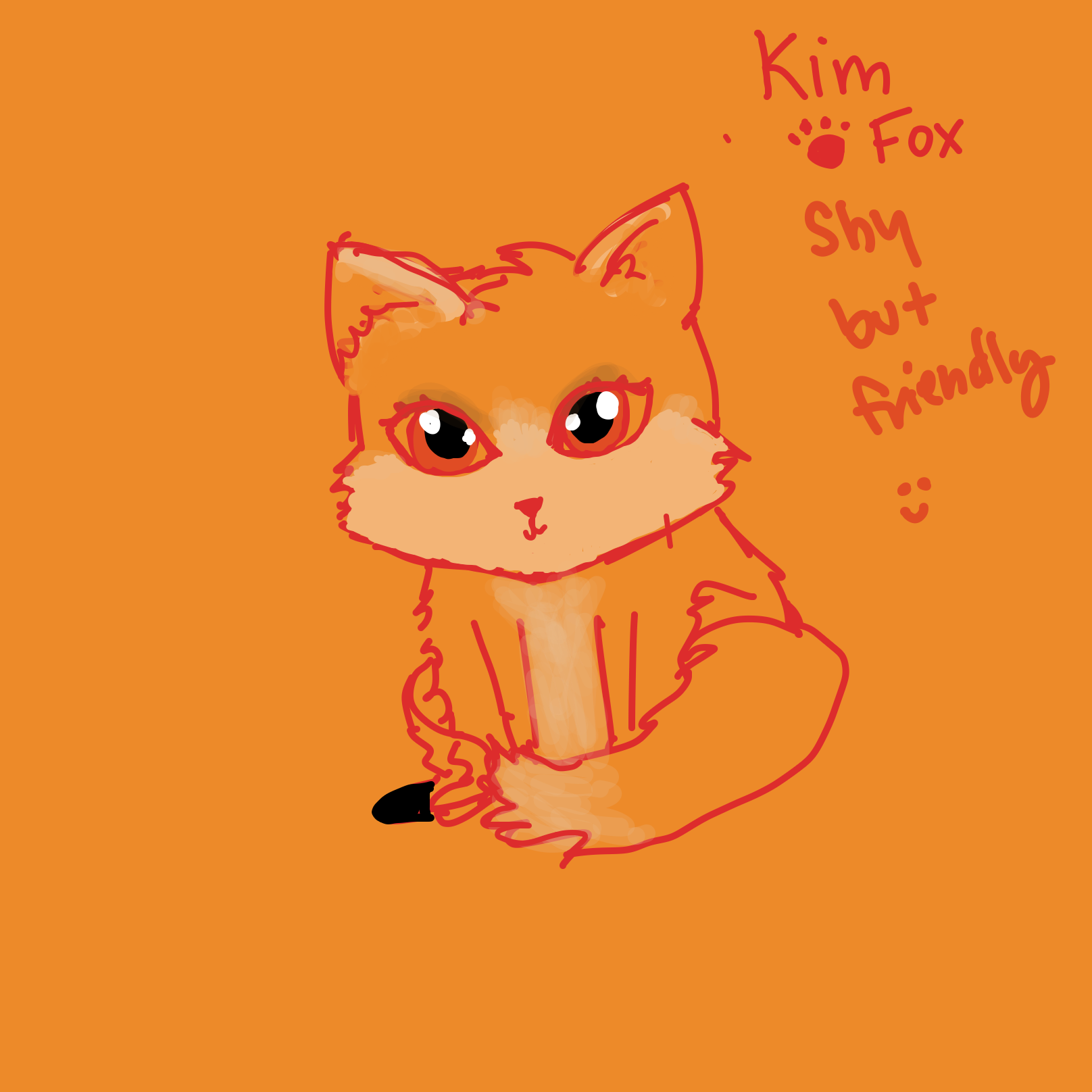 Drawing in fursona :p by Dobby1593