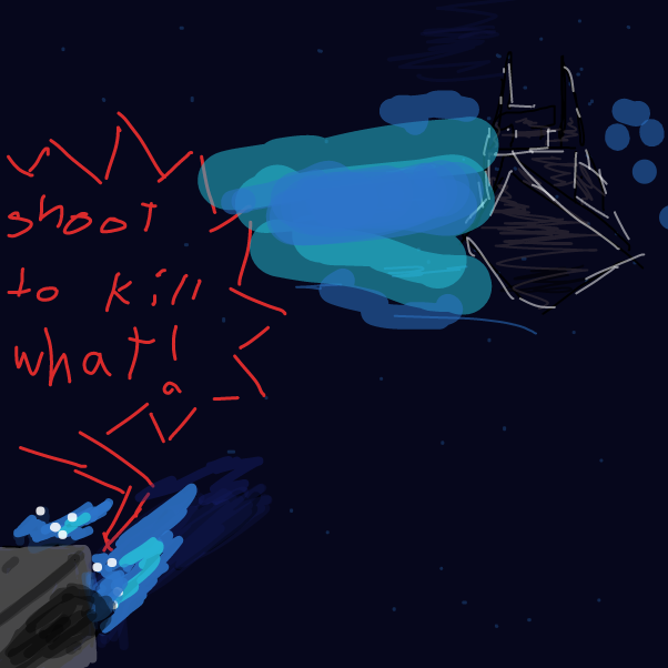 Gone - Online Drawing Game Comic Strip Panel by boneHed