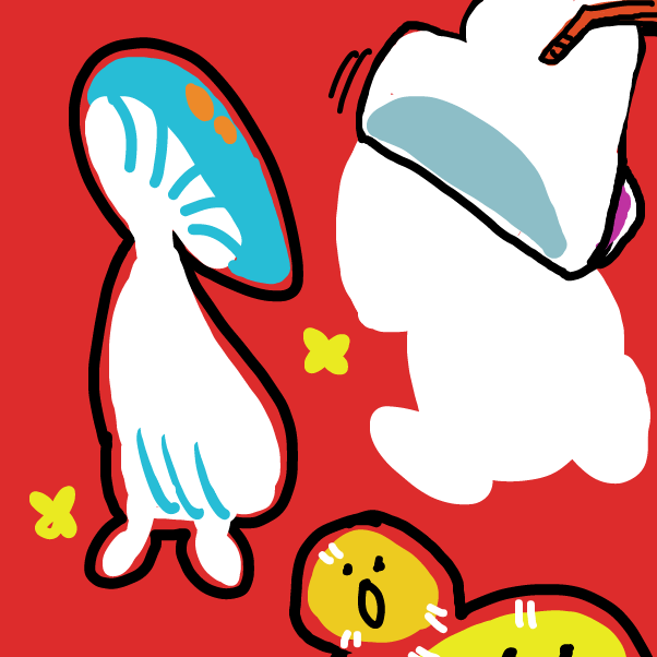 Drawing in peeled by Chumky