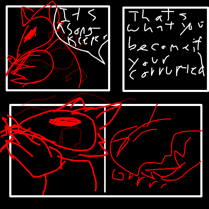 Drawing in CREATURE BREACH PT6 by OneWithTheShadows