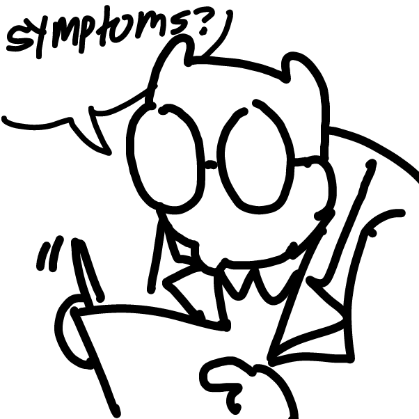 Drawing in you are sick by Chumky