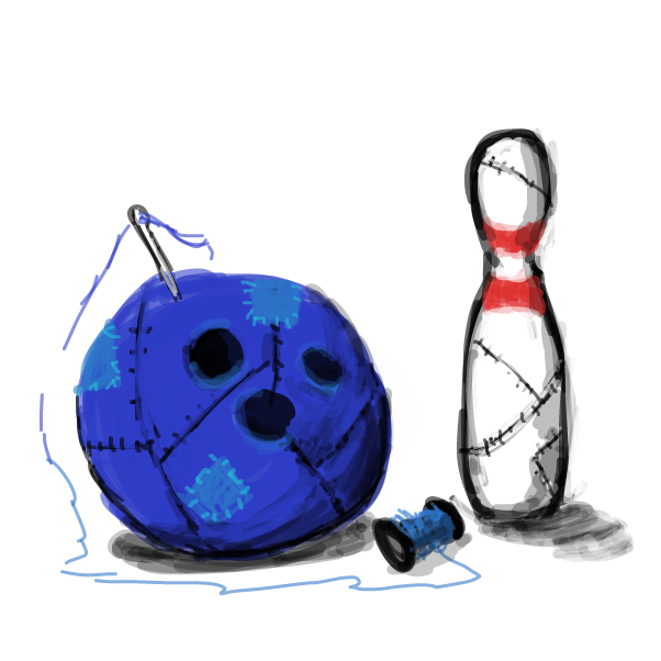 soft bowling - Online Drawing Game Comic Strip Panel by Peyocay