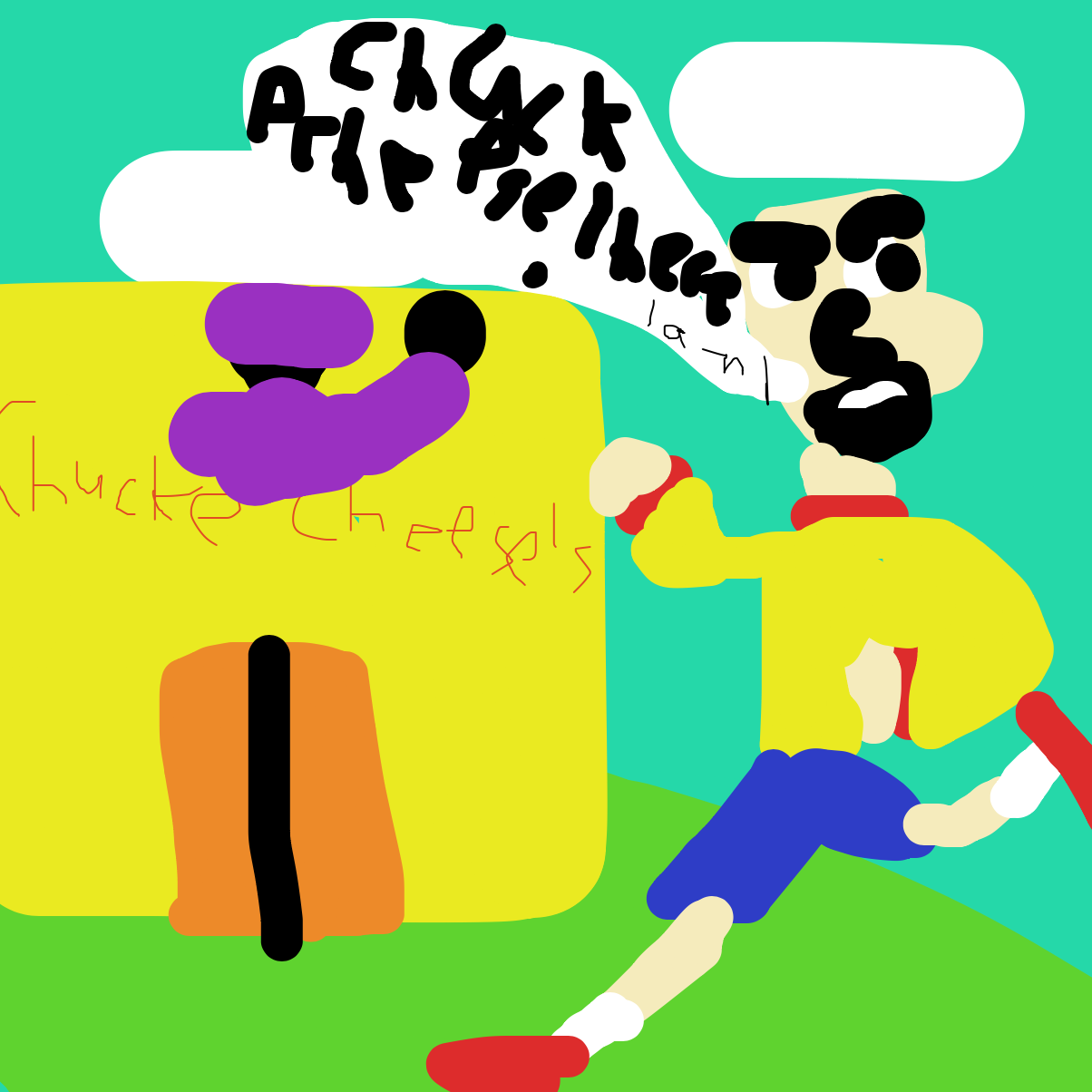 Drawing in Caillou gets grounded by KianYates