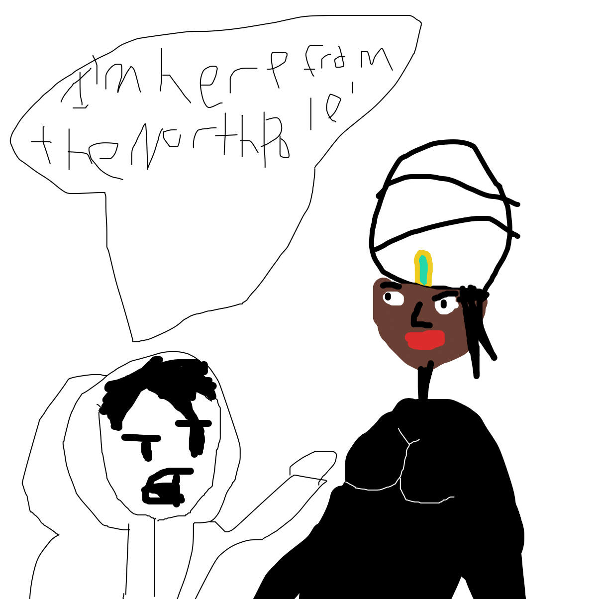 Drawing in Snow Walk by KianYates