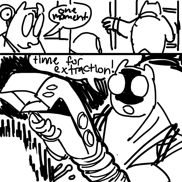 Drawing in you are sick by Chumky