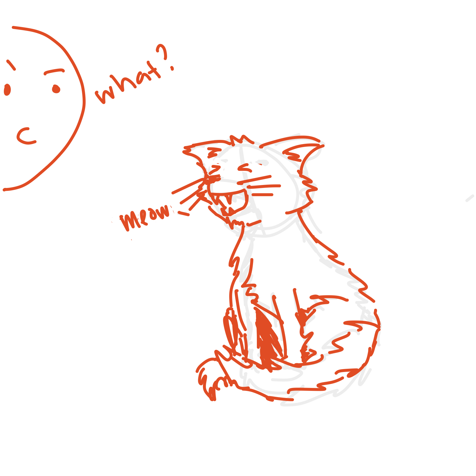 Drawing in Cat style  by Dobby1593