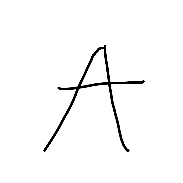 Drawing in A by Turkeysandwicj