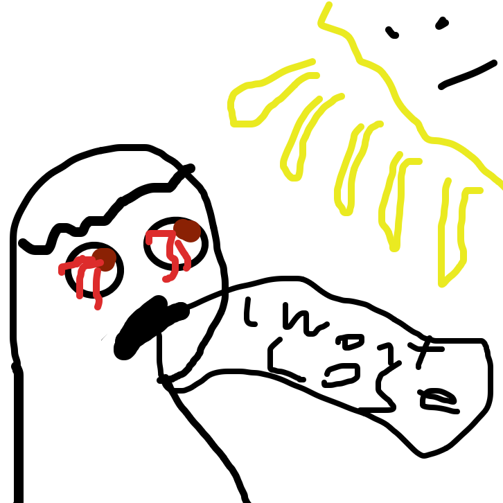 Drawing in My Eyes Hurt by Turkeysandwicj