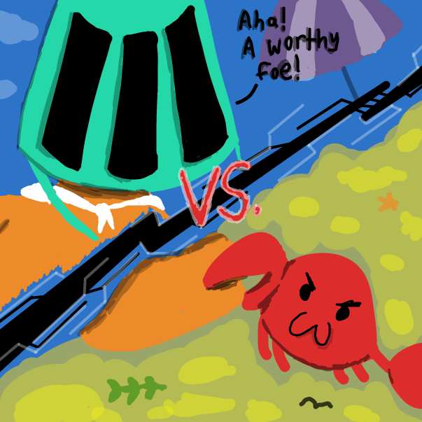 Drawing in Bucket Knight by SpaceMattress