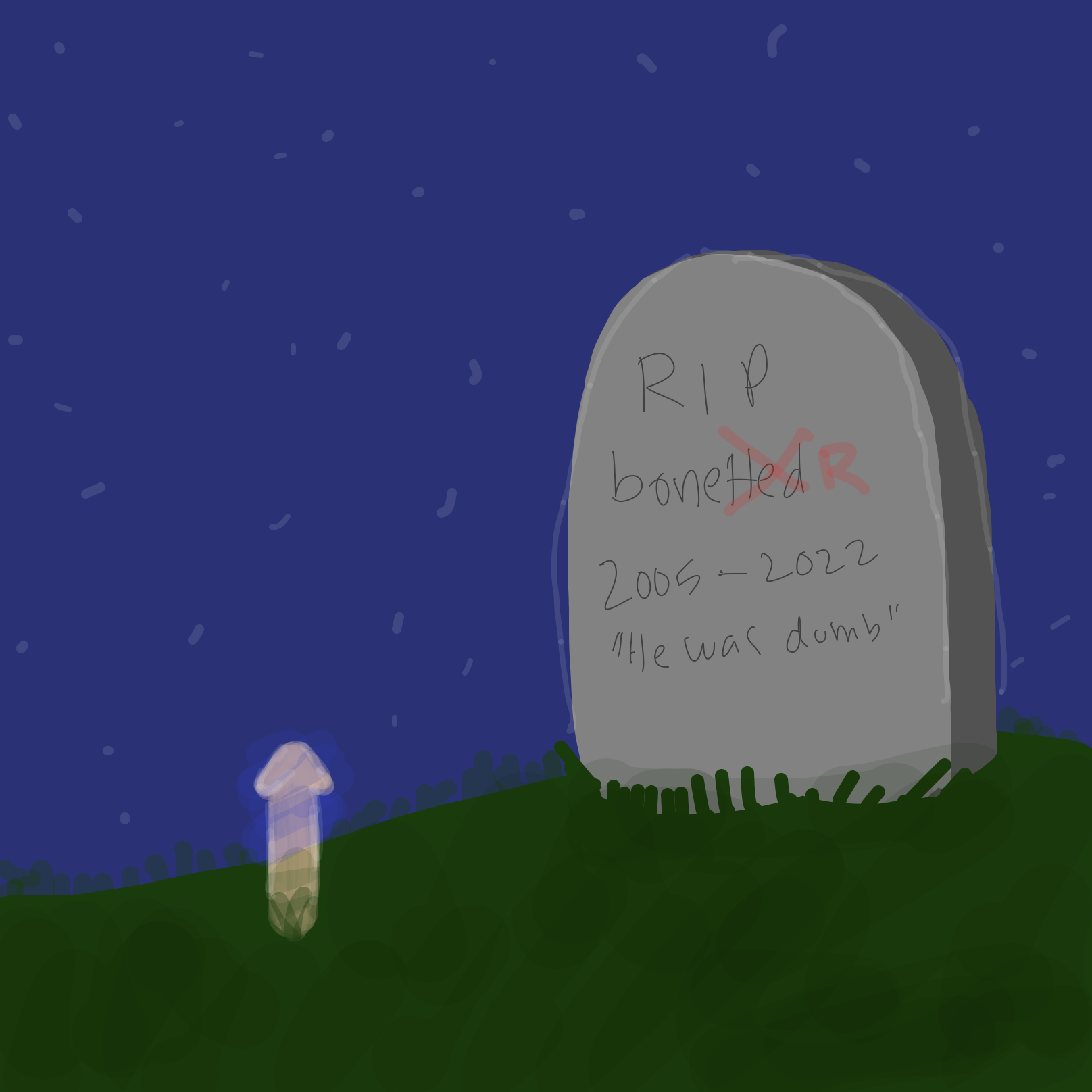 Drawing in Pay your condolences to a jammer 2 by Dobby1593