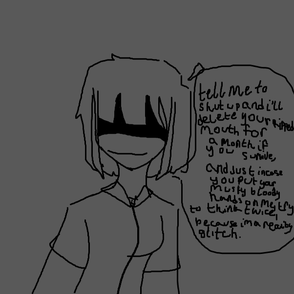 Drawing in The flesh i devour (Cold Rage) by Scythesowner2