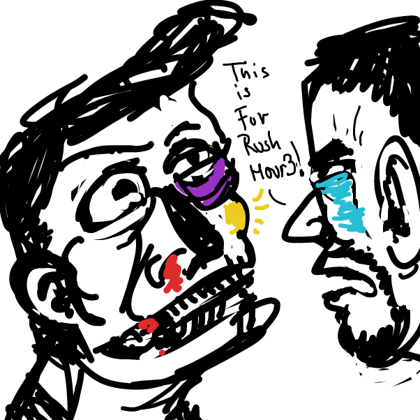 he had it coming for a long time - Online Drawing Game Comic Strip Panel by Peyocay