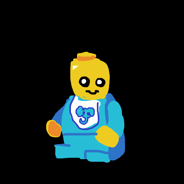 Drawing in lego baby by Chumky