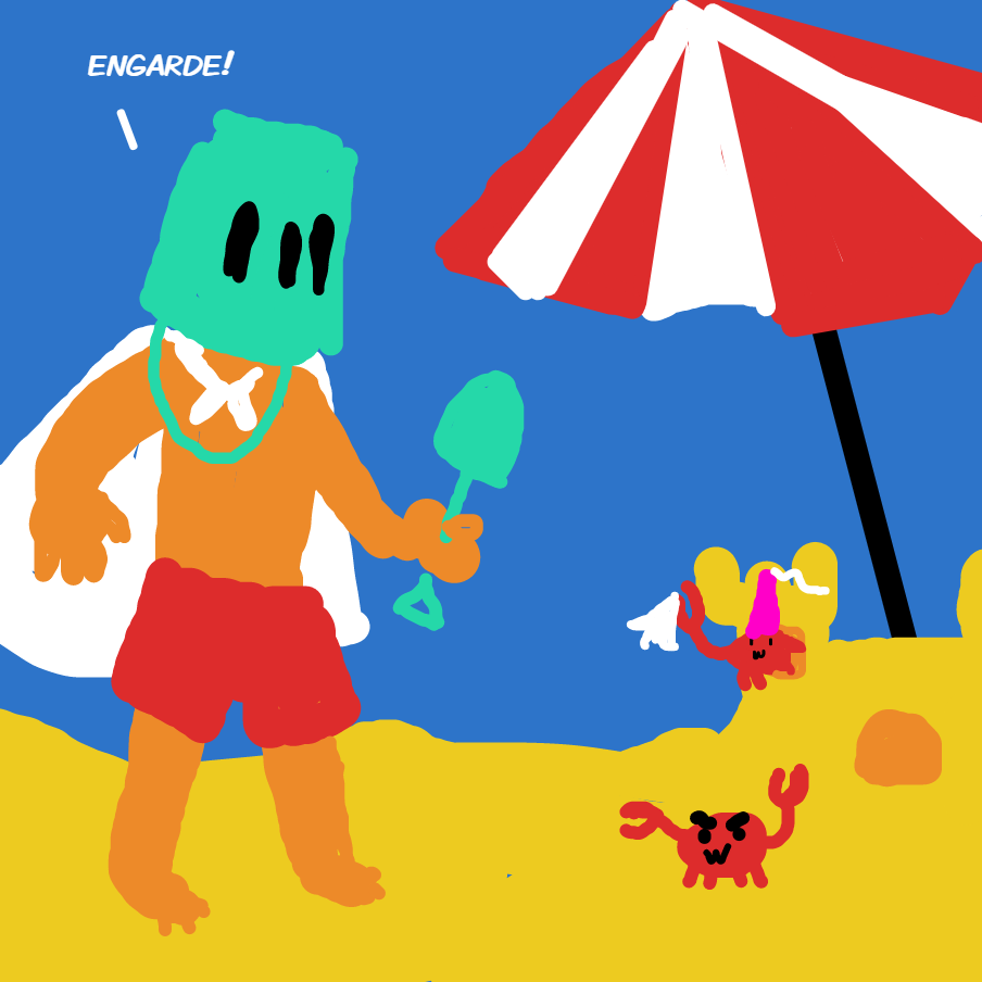  - Online Drawing Game Comic Strip Panel by Emjaypatrick