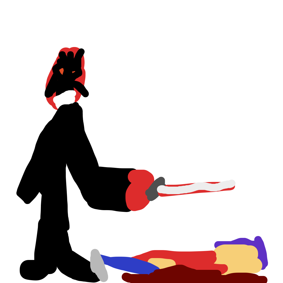 Drawing in um.... no more heroes? by KianYates