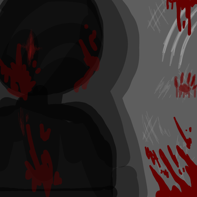 He´s a mystery to the crime scenes he caused, and one swing from that tomahawk could cut right through your throat easily. - Online Drawing Game Comic Strip Panel by OneWithTheShadows