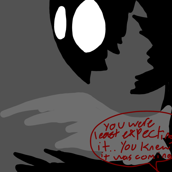 Drawing in the flesh i devour (cold rage also) by OneWithTheShadows