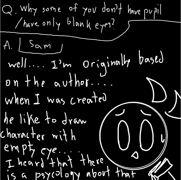 Drawing in sam and the  others lore 2 by fifa's memories