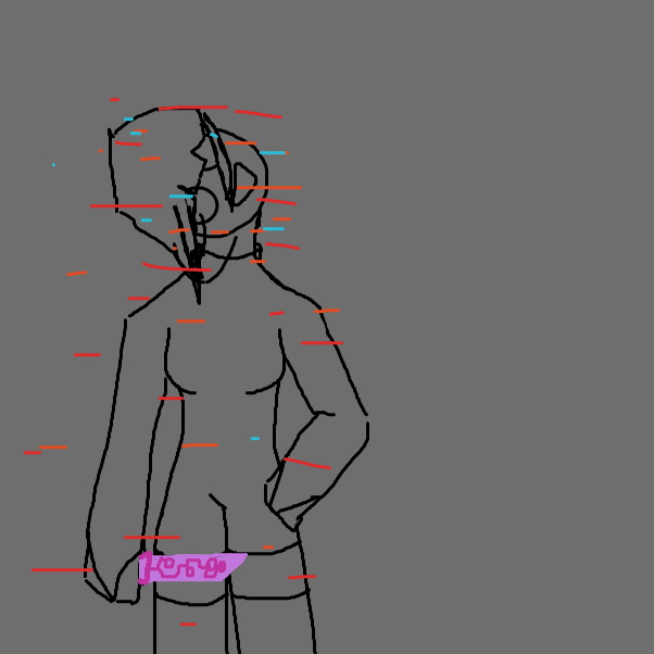 Drawing in the flesh i devour (cold rage also) by Scythesowner2