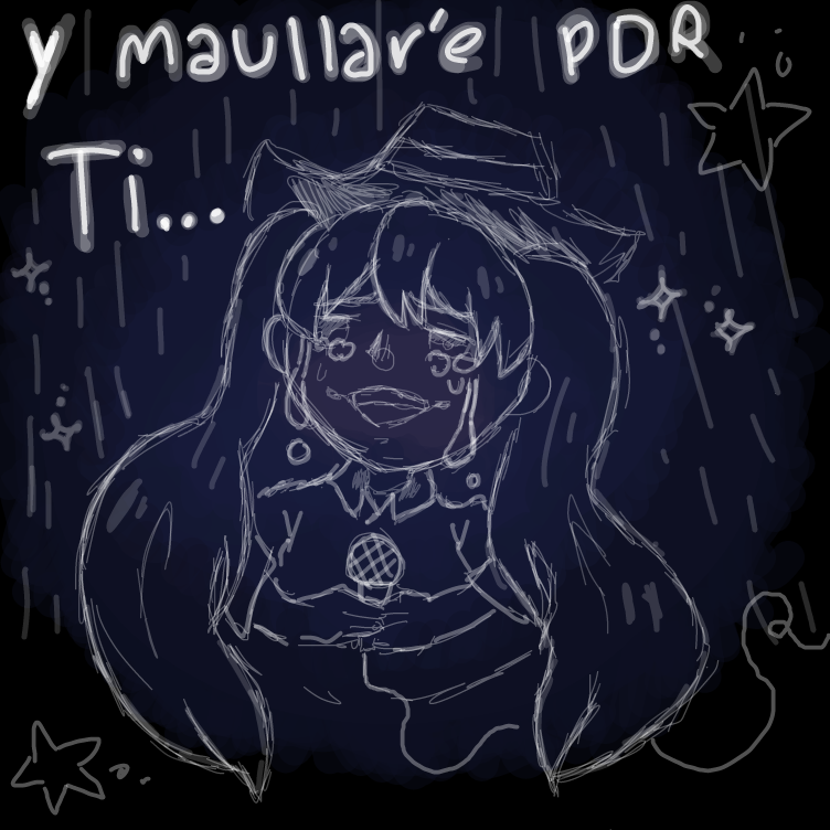  perdón
Ya sé que no has querido hacer llorar a un gato herido..
Amor...
Si alguna vez nos vemos por ahí
Invítame a un café y hazme el amor
Y si ya no vuelvo a verte ojalá que tengas suerte... - Online Drawing Game Comic Strip Panel by Umanix