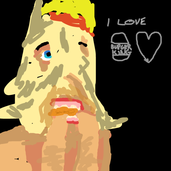 Reference image: https://pbs.twimg.com/media/E-YMwZbWQAI6ZJI?format=jpg&name=large

Enjoy yourself. Enjoy Burger King - Online Drawing Game Comic Strip Panel by Xayli