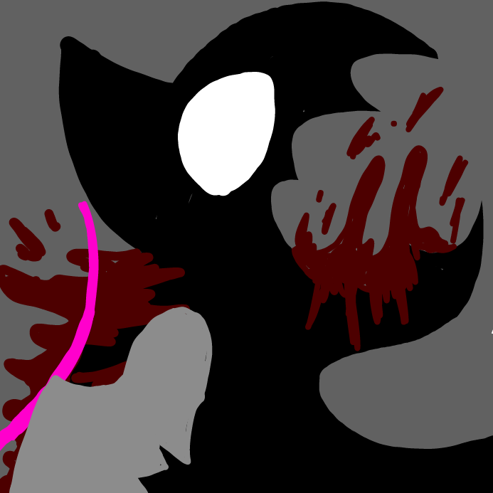 -once Sam was in direct position with the monster, she took a good hit on its back, cutting right down the center- - Online Drawing Game Comic Strip Panel by OneWithTheShadows