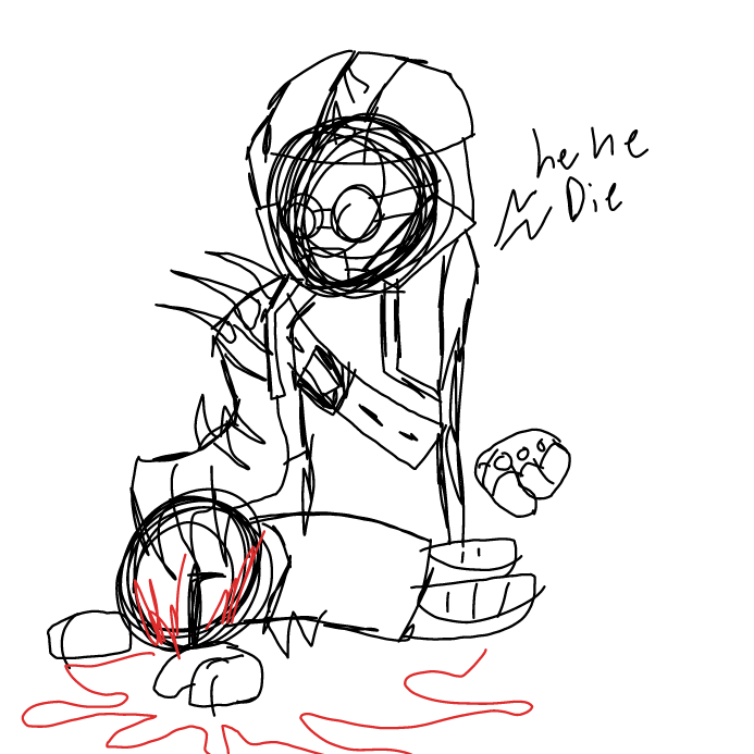 die - Online Drawing Game Comic Strip Panel by OneWithTheShadows