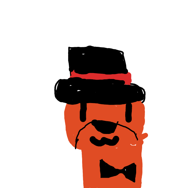 Drawing in freddy by ghost with red