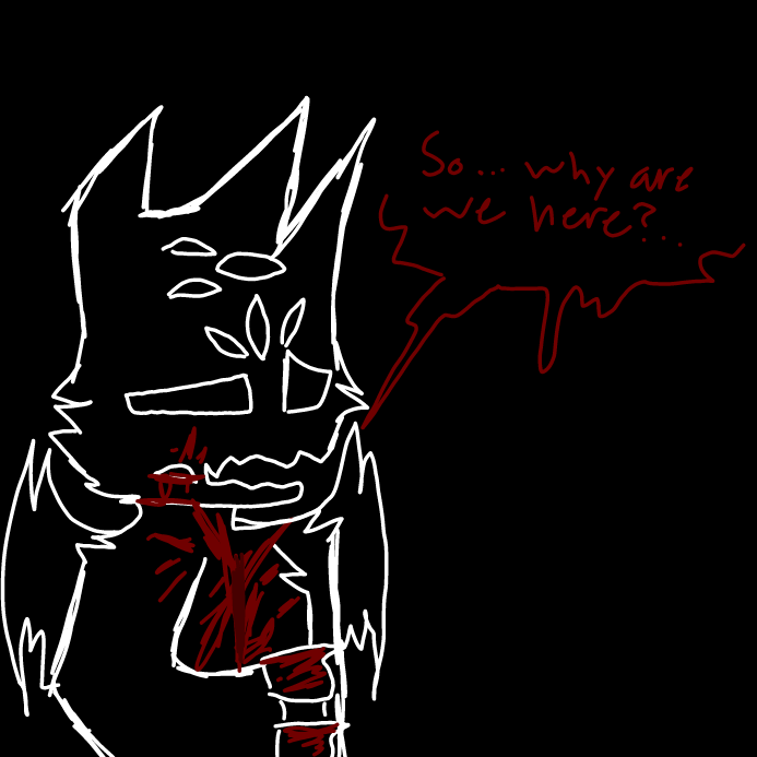 -it was very strange being back here again, yet i still feel that bad aura from here. i felt my sides shaking violently, as the pain i felt was trying to stop itself- - Online Drawing Game Comic Strip Panel by OneWithTheShadows