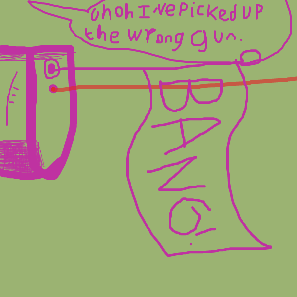 Dumb A - Online Drawing Game Comic Strip Panel by BananaDoc