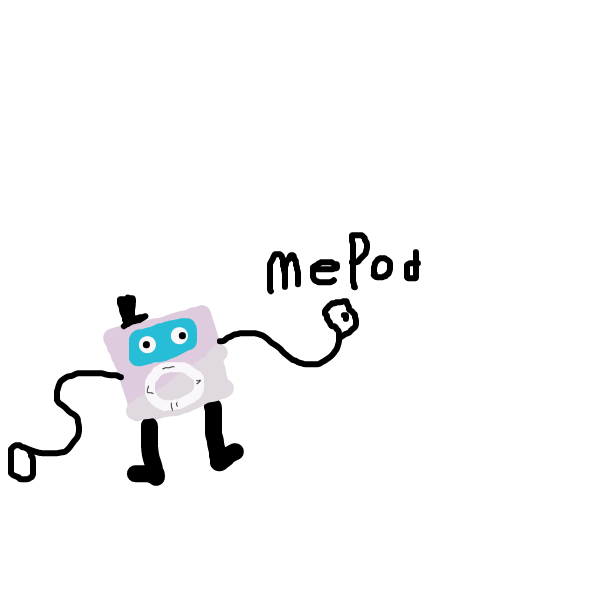 Mepad's Cousin Mepod - Online Drawing Game Comic Strip Panel by BananaDoc