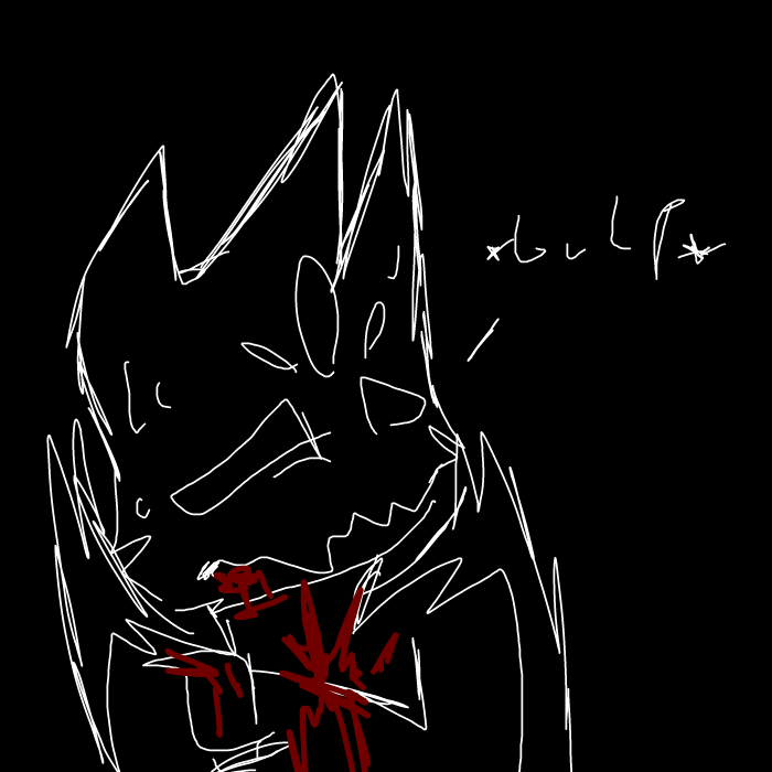 -that whole thing she said made me nervous, sweat trickled down my head, I wasn't suffering that much butpp - Online Drawing Game Comic Strip Panel by OneWithTheShadows